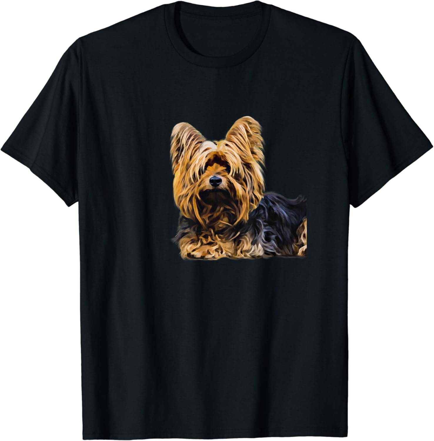 Cute Yorkshire terrier,yorkie dog TShirt Amazon.co.uk Fashion